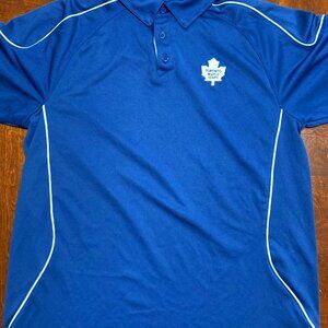 Toronto Maple Leafs-Reebok Golf Shirt- Mens Small.. Go Leafs Go!